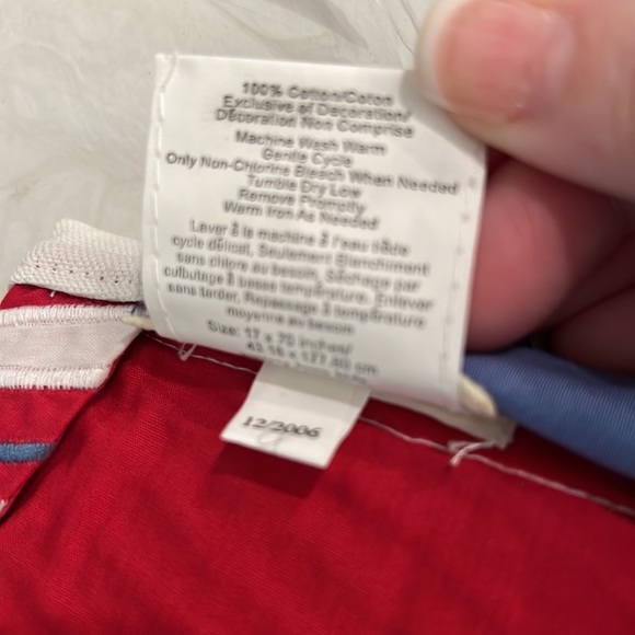 ⚾️ NEW Pottery Barn Kids Baseball Runner 17” X 70” Sports - Picture 9 of 11